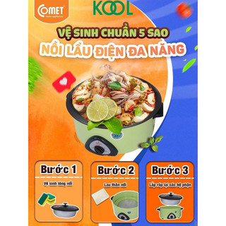 Nồi lẩu điện 3.6L Comet CM7730