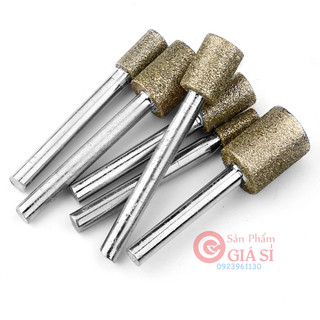 Đầu mài kim cương mũi trụ siêu cứng trục 6mm hay đầu mài hợp kim mũi trụ trục 6mm ❤️freeship❤️