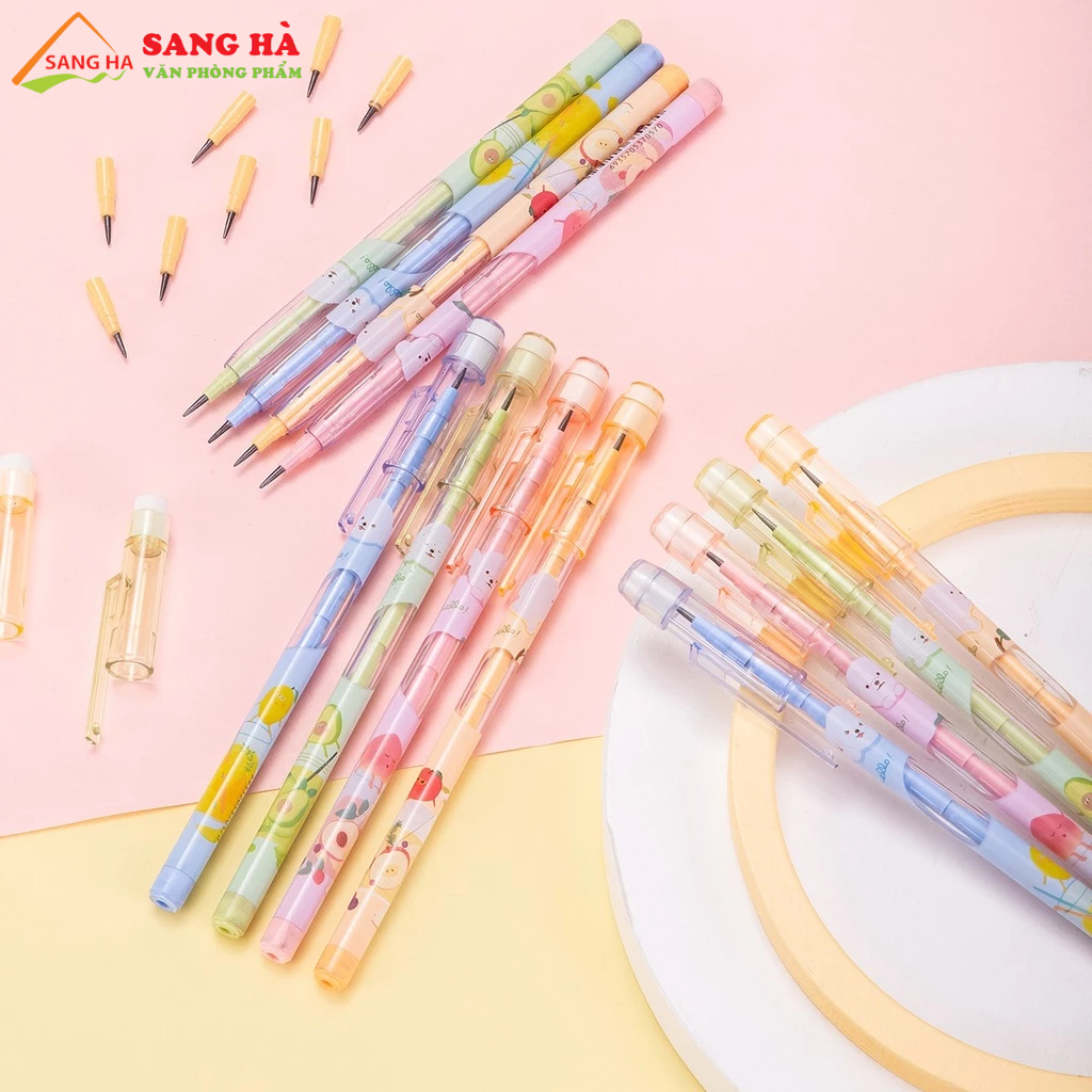 Bút chì khúc học sinh HB Deli - C095 Kèm Tẩy