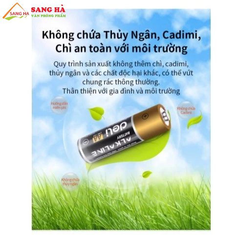 Pin kiềm Akaline AA Deli W18500