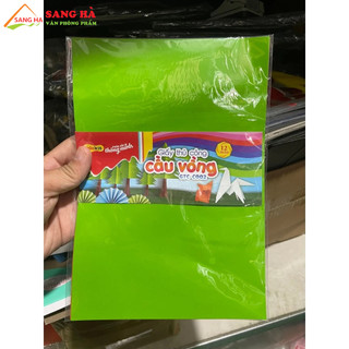 Giấy thủ công colokit thiên long gtc-c002 khổ vừa 12 màu