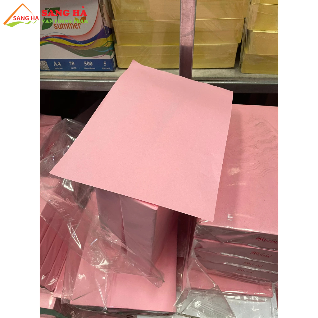 Giấy Ford màu A4 Định Lượng 70gsm 500 tờ