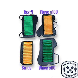 Lọc gió xe máy wave s100cc, rsx 100,wave rs100,rsx fi, wave s110 sirius hàng chất lượng cao