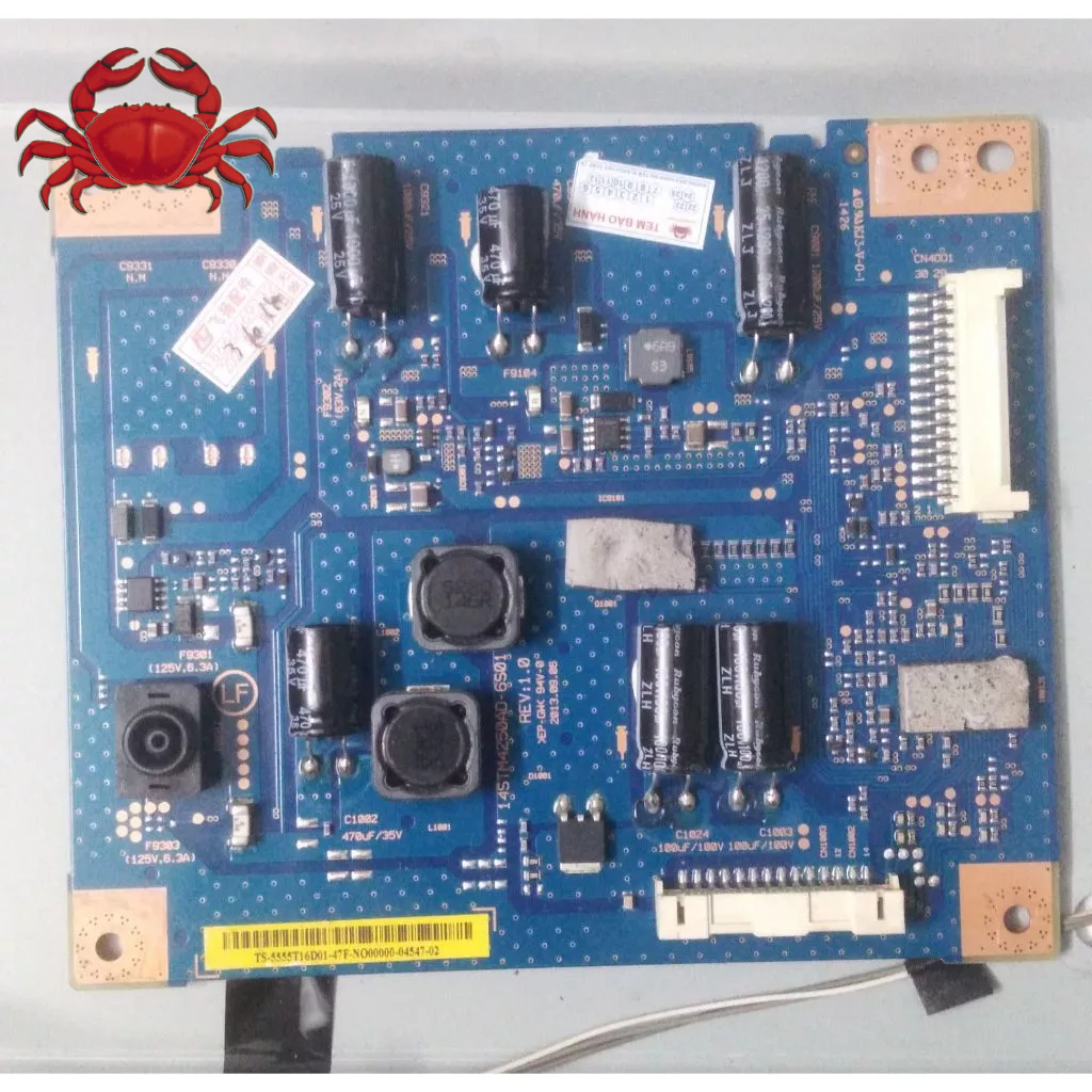 Bo mạch nguồn +Led driver TV Sony KDL-55W800B