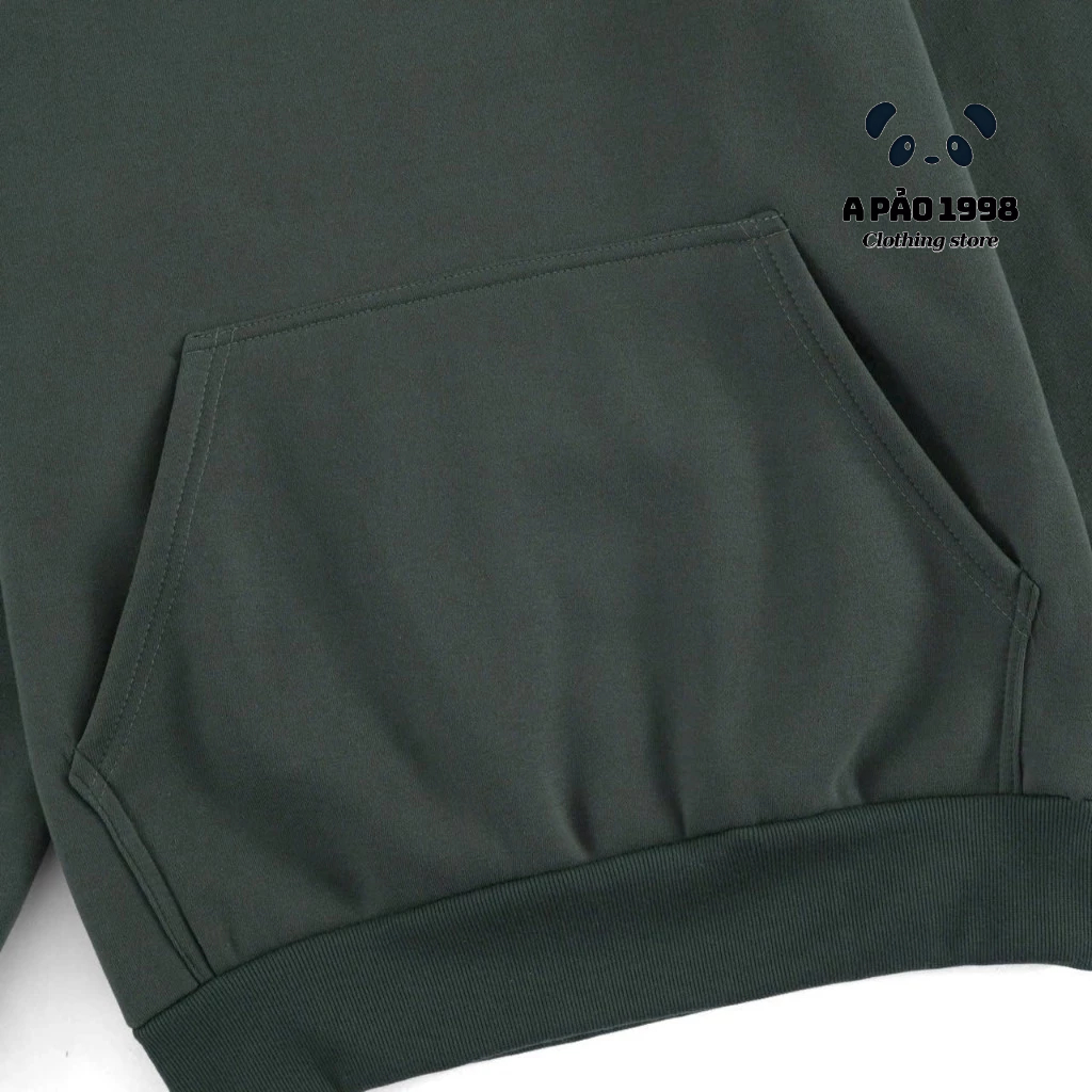 Áo Hoodie Trơn Nỉ Bông Siêu Dày Nam Nữ Unisex Form Rộng Basic, Không Xù Lông, Áo Nỉ Trơn Hoodie Phong Cách Hàn Quốc.