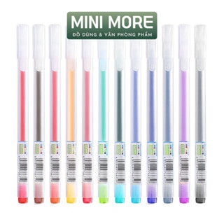 Bút bi màu mực gel Resun bút Muji bản dupe 12 màu ngòi 0.5mm B4