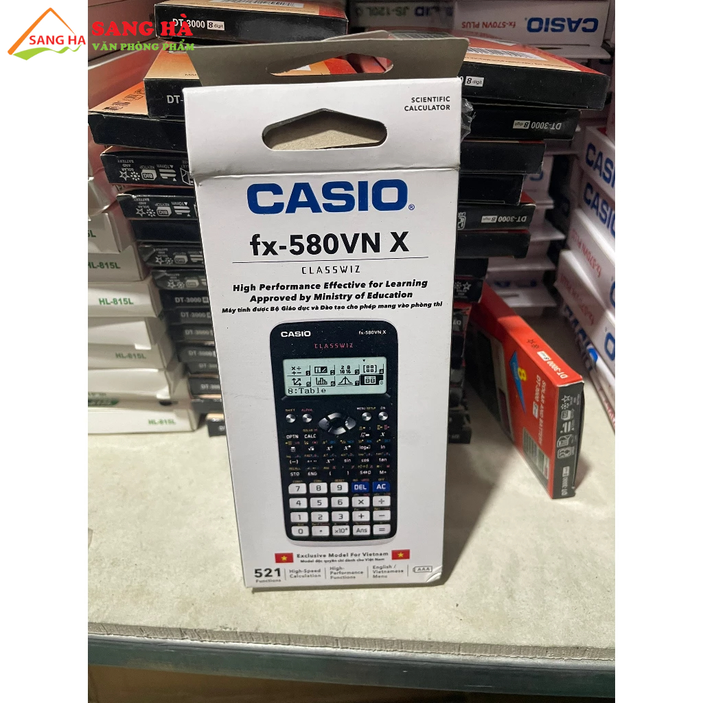 (1 Cái) Máy tính Học Sinh C,asio fx-580VN X - Được đồng kiểm