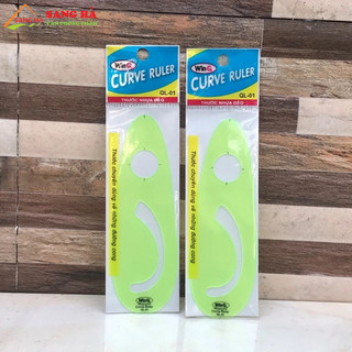 [Combo 2 cây]Thước kẻ dẻo parabol WinQ QL-01
