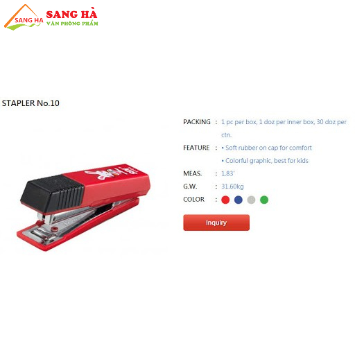 Bấm kim số 10 SDI 1104