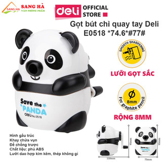 Gọt bút chì deli e0518 - hình gấu trúc