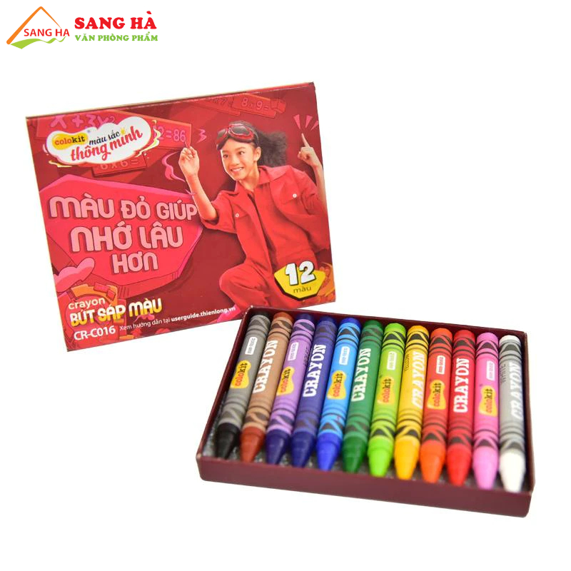 Bút Sáp 12 màu Colokit CR-C016
