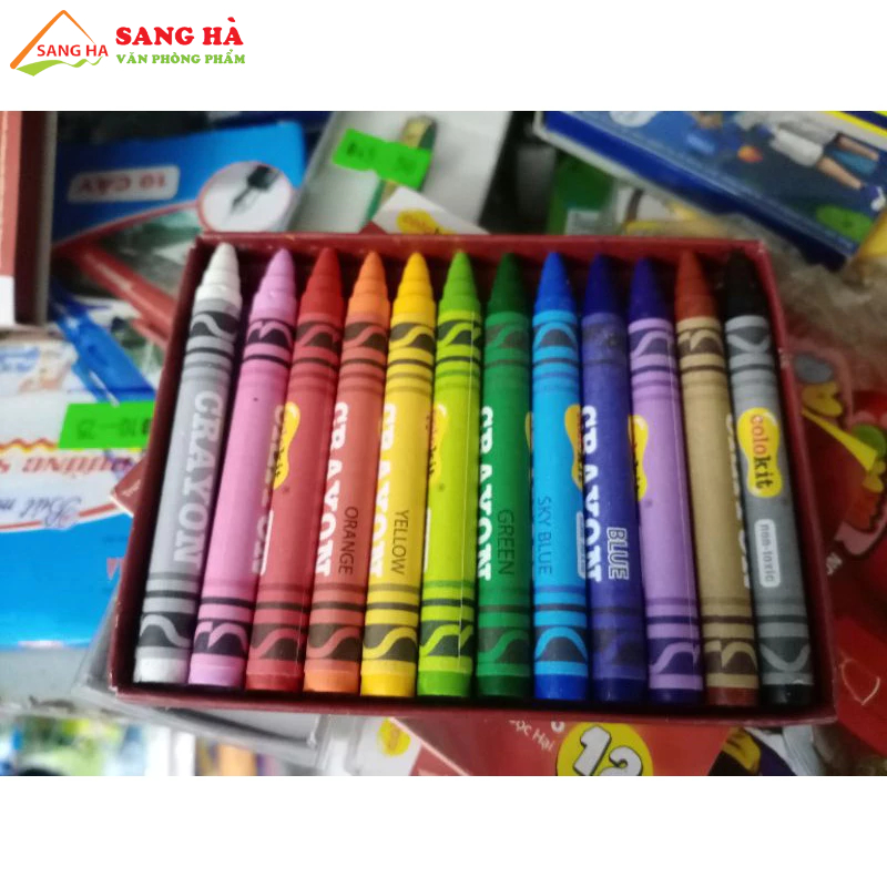 Bút Sáp 12 màu Colokit CR-C016