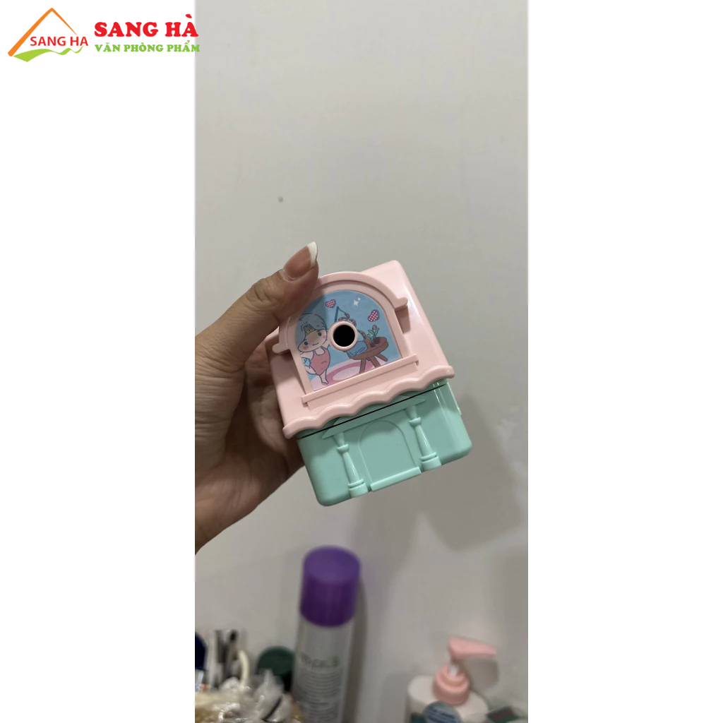 Gọt chì quay tay Deli - 731 hình ngôi nhà