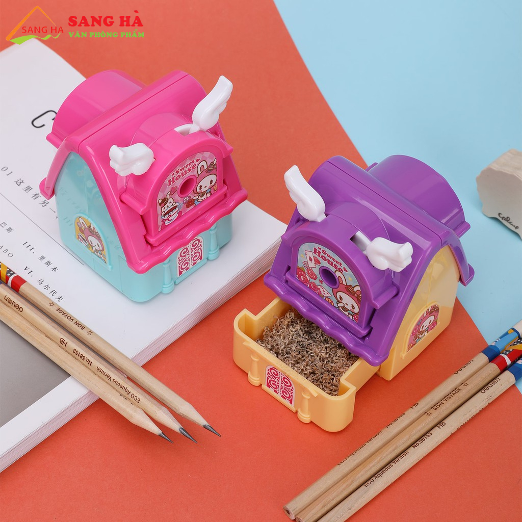 Gọt chì quay tay Deli - 731 hình ngôi nhà