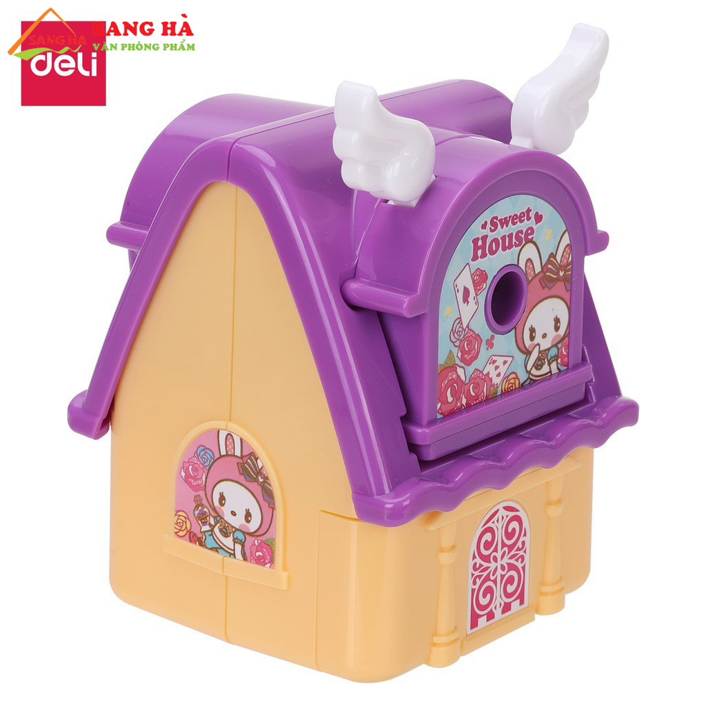 Gọt chì quay tay Deli - 731 hình ngôi nhà