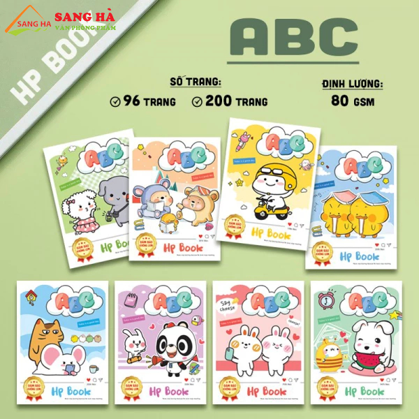 Tập vở học sinh Cao Cấp ABC 96 trang HP