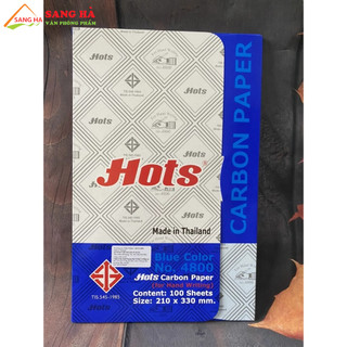 Giấy than Xanh Host xấp 100 tờ 21x33cm