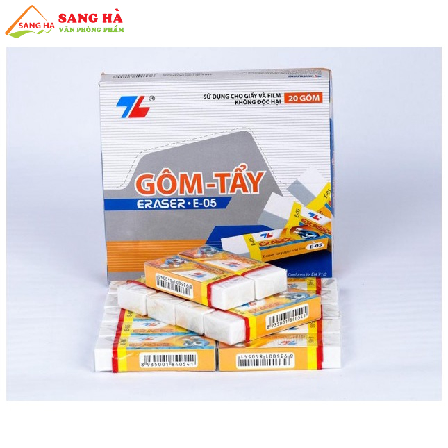 Gôm tẩy lớn Thiên Long E-05