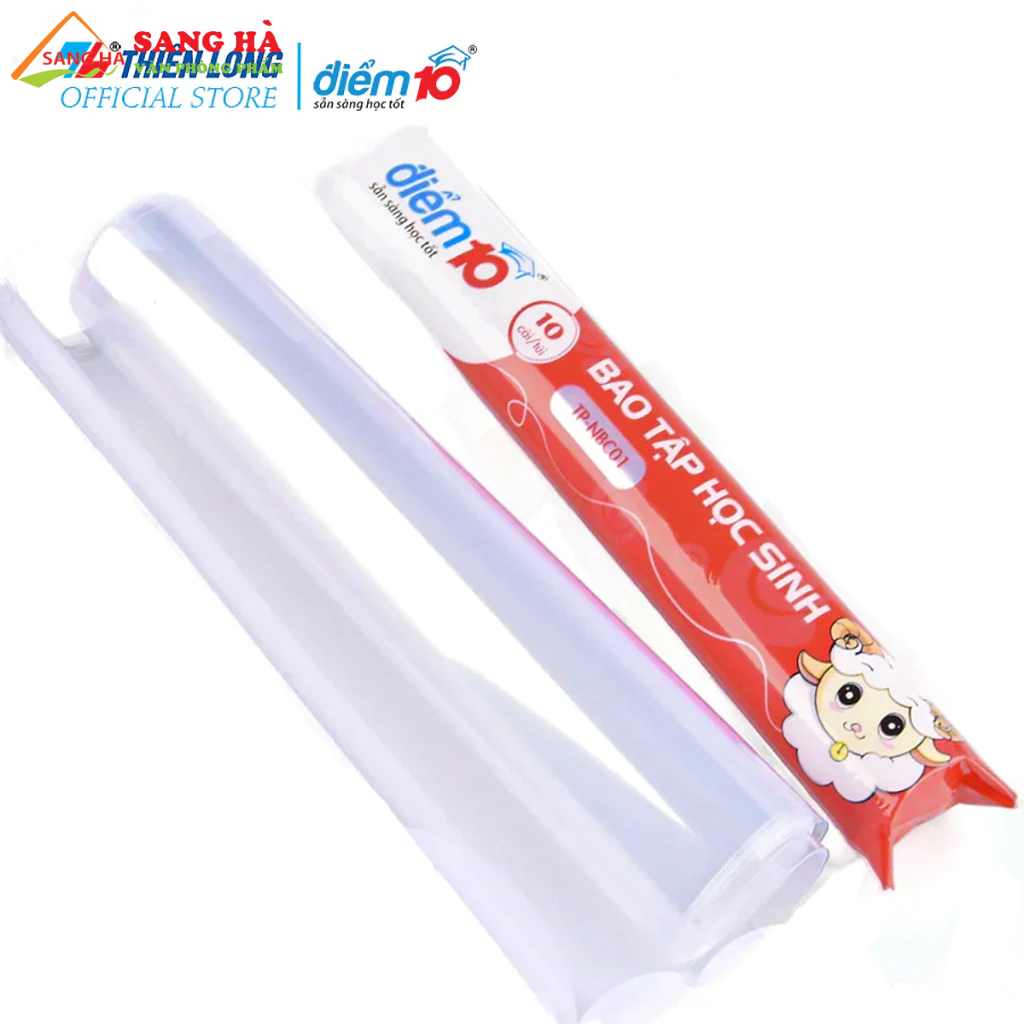 Bìa bao tập vở Điểm 10 Thiên Long TP-NBC01