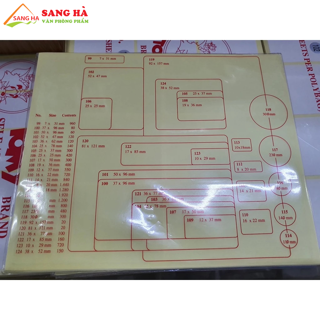 Giấy Decal Phong Châu A5