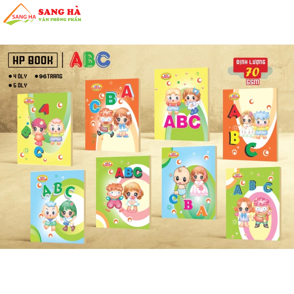 Tập vở học sinh Cao Cấp ABC 200 trang HP