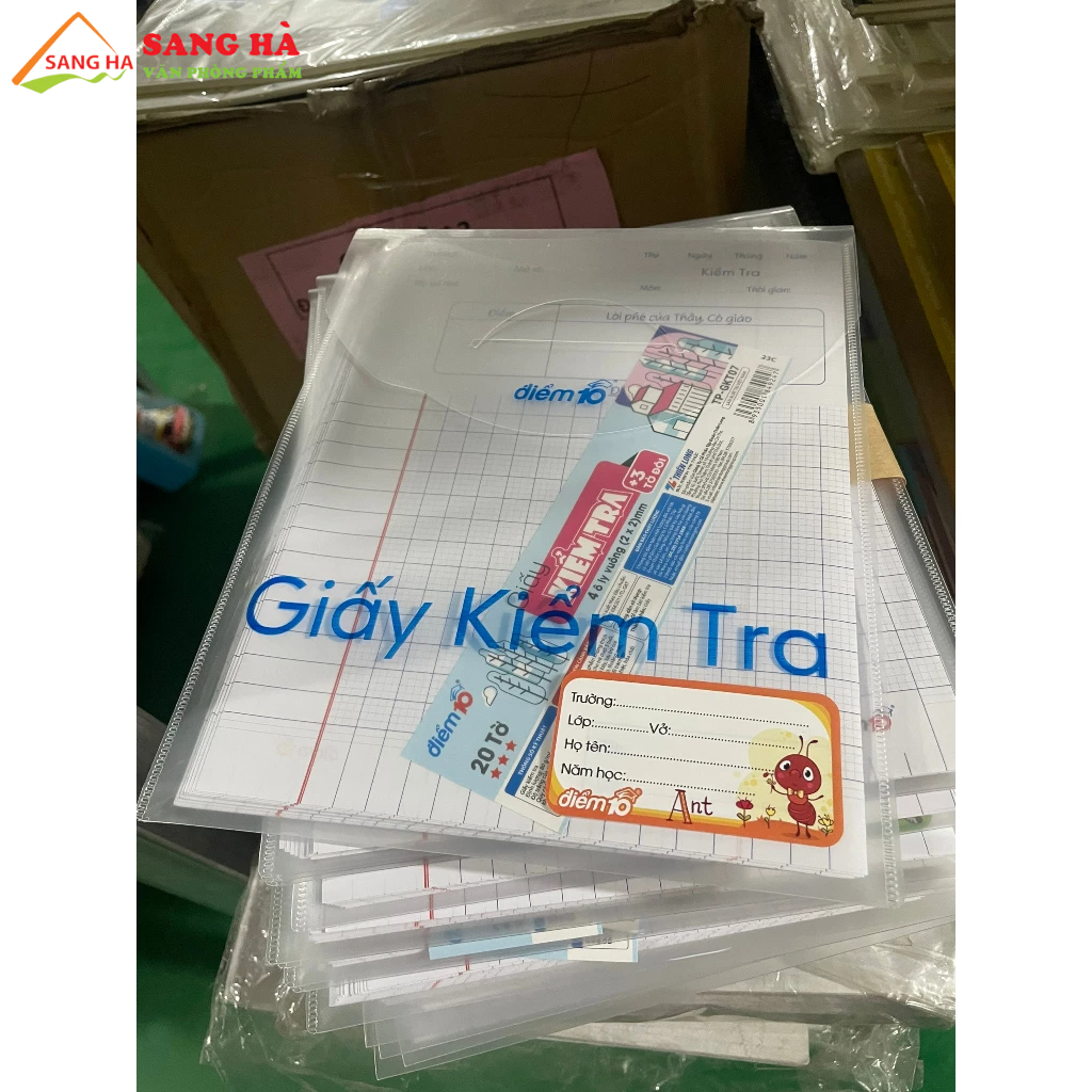 Giấy kiểm tra Thiên Long TP-GKT07 4 ôly vuông 2x2