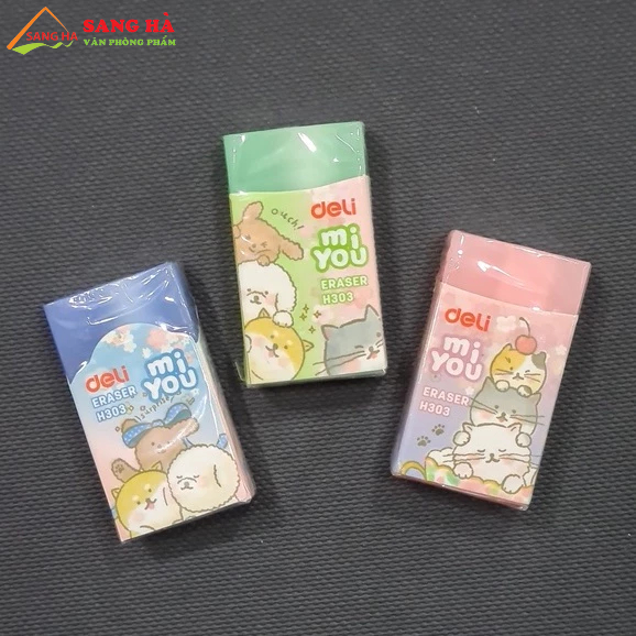 Tẩy thạch hình mèo Deli - EH303