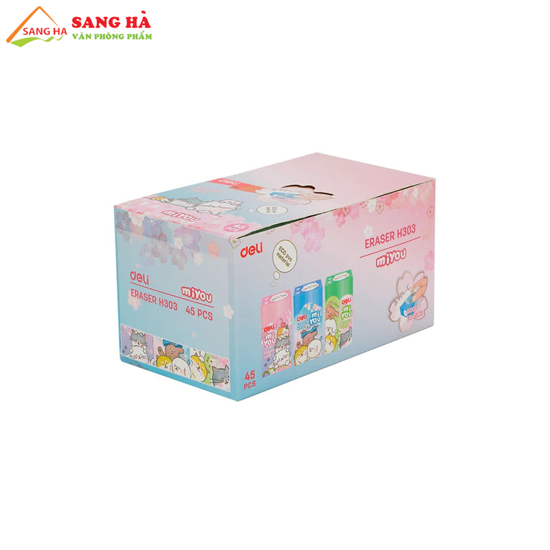 Tẩy thạch hình mèo Deli - EH303