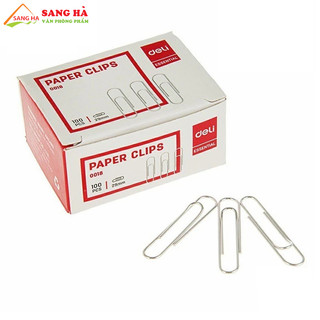 Ghim vòng inox deli 0018, ghim giấy 29mm