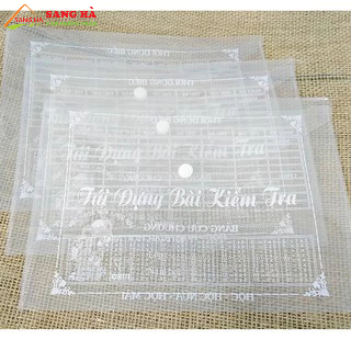 Túi đựng bài kiểm tra A5 có nút