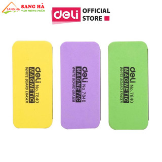 Lau bảng deli e7840 có gắn nam châm dính bảng từ