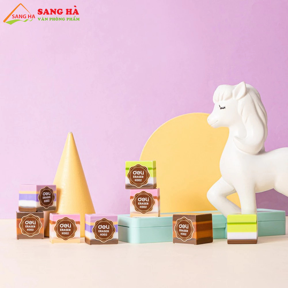 Gôm tẩy màu Deli hình bánh ngọt - EH302