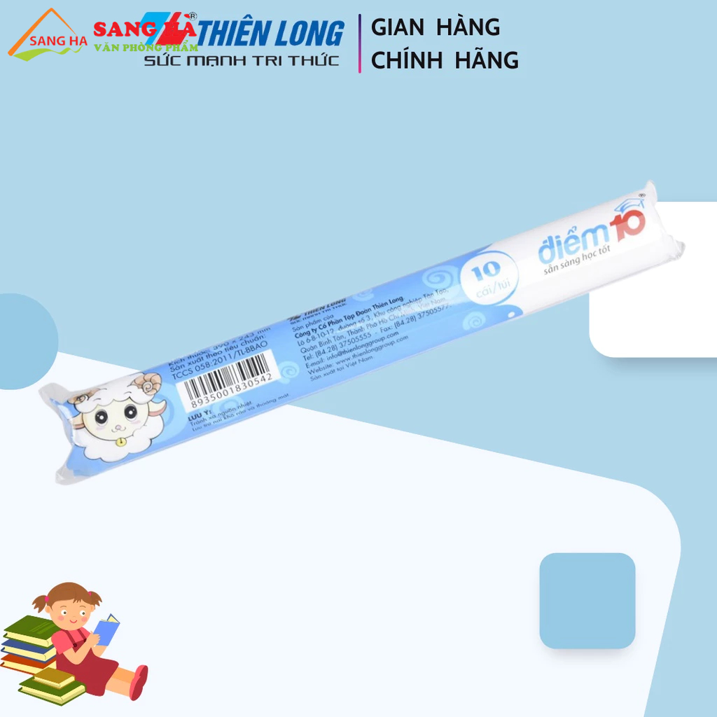 Bìa bao sách Thiên Long TP-BC01 Loại Không In