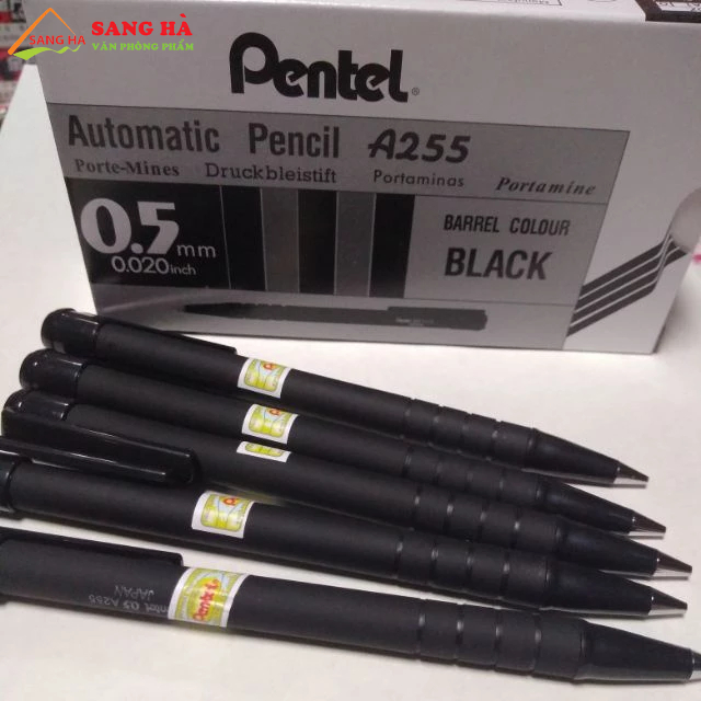 Bút chì bấm Pentel 0.5 A255 Japan