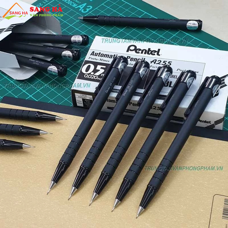 Bút chì bấm Pentel 0.5 A255 Japan