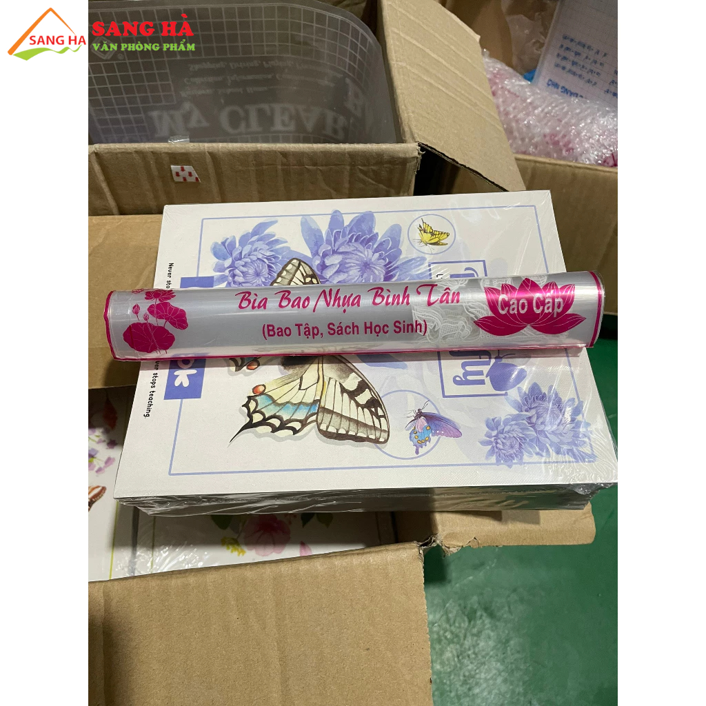 Túi 10 Cái Bìa bao tập vở học sinh cao cấp Bình Tân