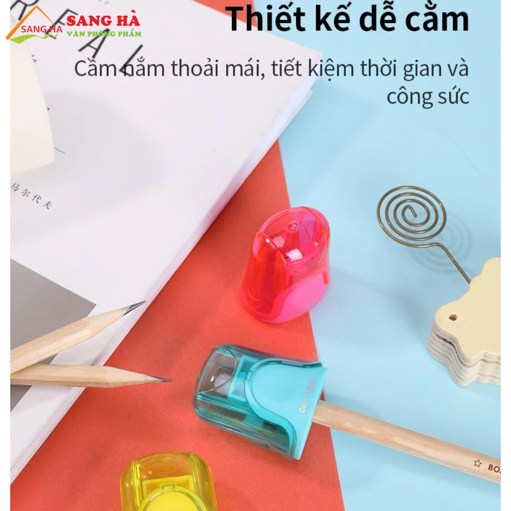 Gọt bút chì mini 1 lỗ Deli ER01000