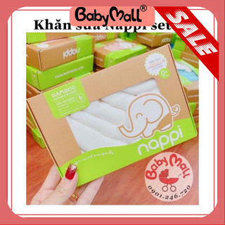 Khăn sữa Nappi set 6c