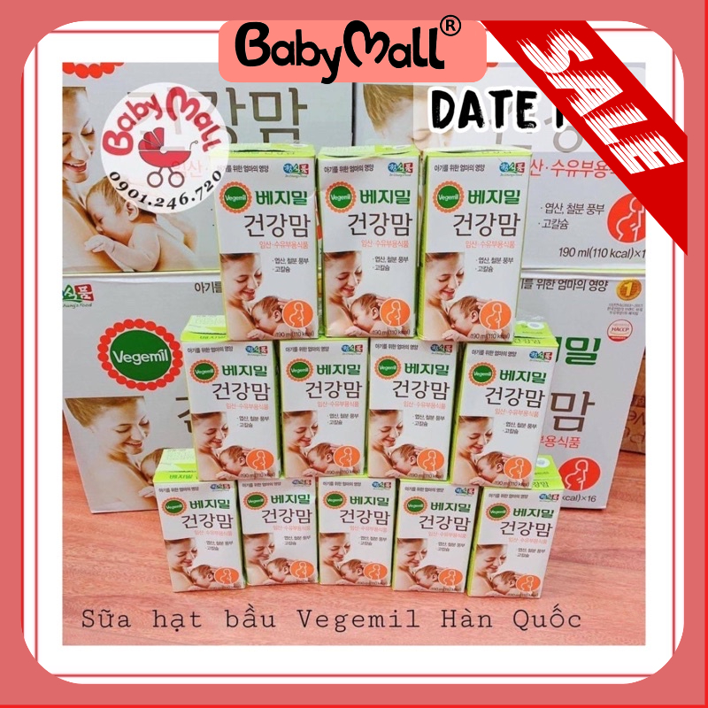 Sữa hạt bầu Vegemil ( thùng 16 hộp )