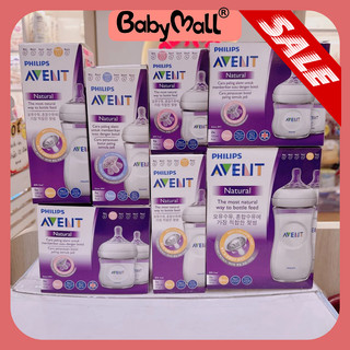 Bình sữa Phillip Avent Natural 60ml- 125ml - 260ml Chính Hãng
