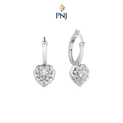 Bông tai Bạc đính đá CZ PNJSilver XMXMW000060