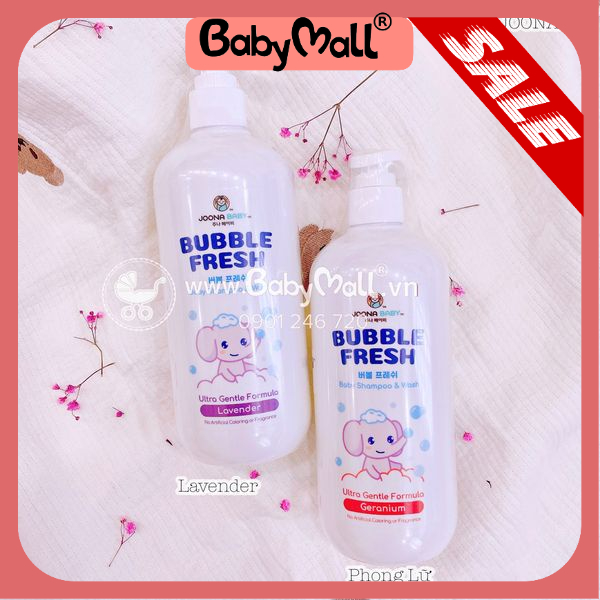 Sữa tắm gội Bubble Fresh an toàn cho bé 500ml 5223 - JOONA BABY