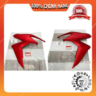 Cánh yếm trước, cánh gà đỏ nhám vario 150, vario 125 2018 2021 trái phải chính hãng honda indo, cánh bửng