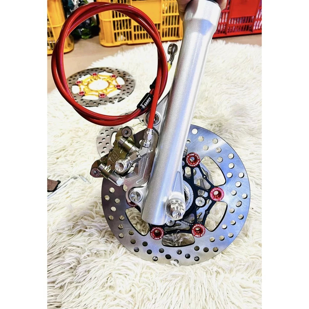 💎 Pas heo 81 4pis chân ngắn gắn trước Vario Vision Click đĩa 220mm 💎