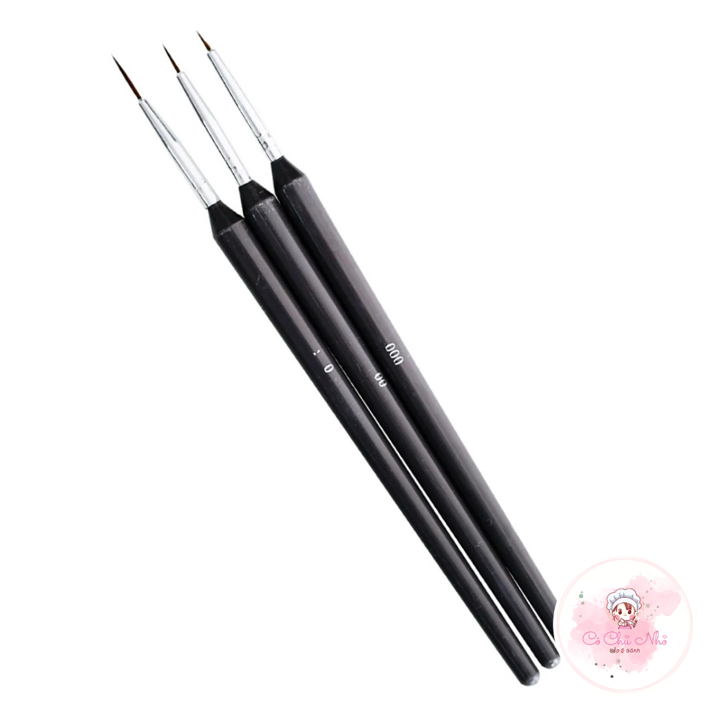Bộ cọ nét 3 cây  -SK