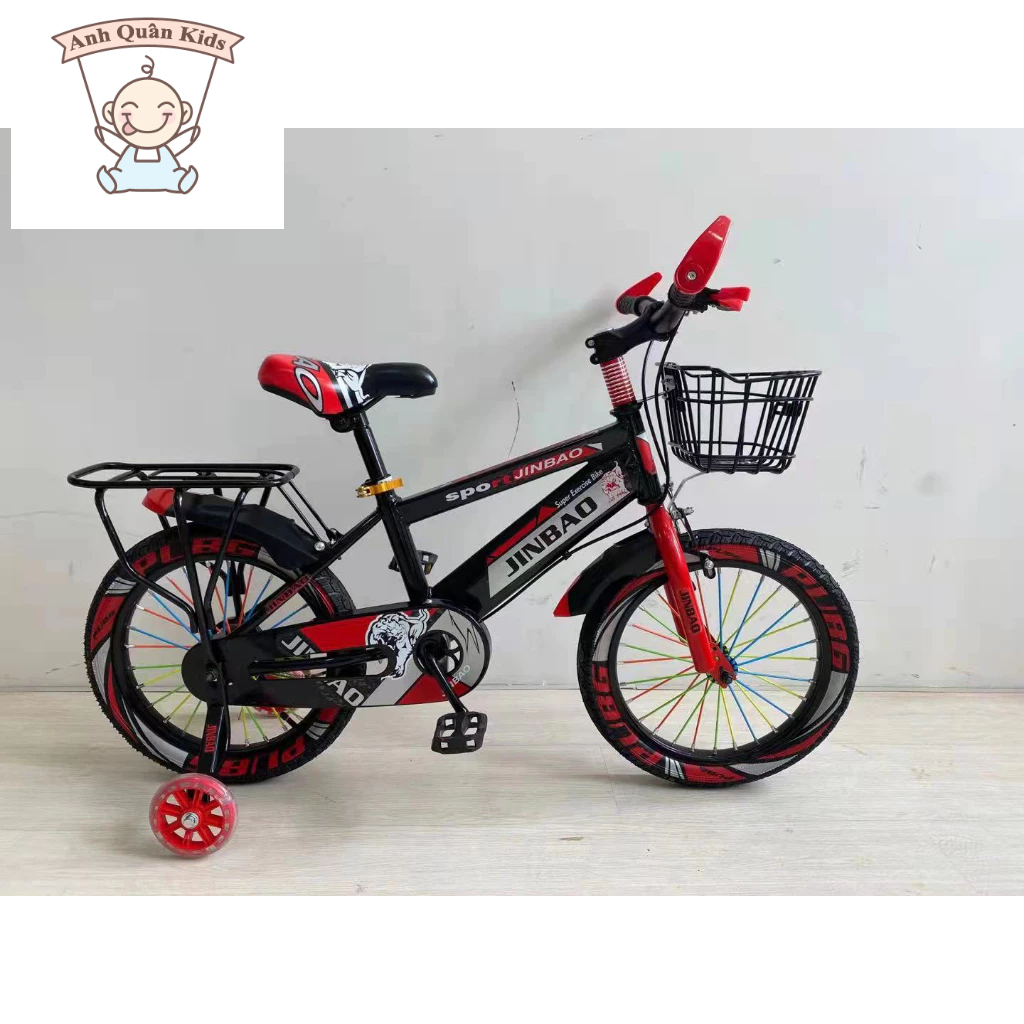 Xe đạp thể thao trẻ em có giỏ và gác ba ga size 12 , 14 , 16 18 20 inch
