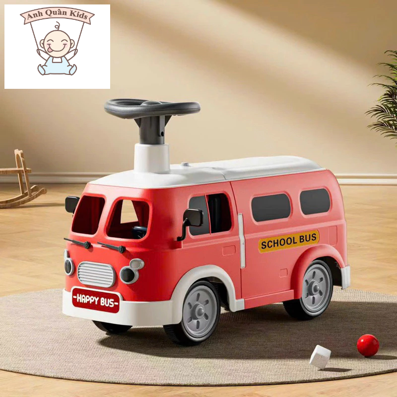 Xe chòi chân oto cho bé có đèn có nhạc cho bé 1-4 tuổi tặng kèm pin