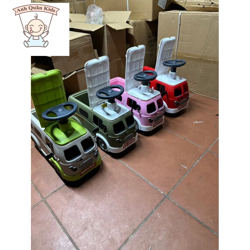 Xe chòi chân oto cho bé có đèn có nhạc cho bé 1-4 tuổi tặng kèm pin