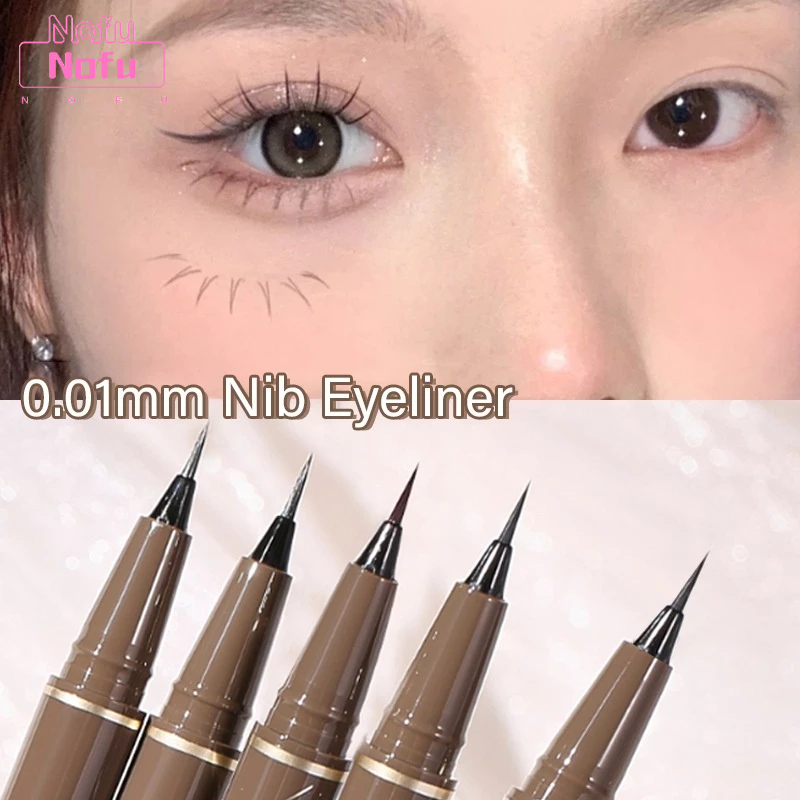 NOFU@Bút Kẻ Mắt Dạng Lỏng 4 Màu Siêu Mịn Tự Nhiên Mau Khô Mịn Màng Chống Nước Lâu Trôi Không Lem