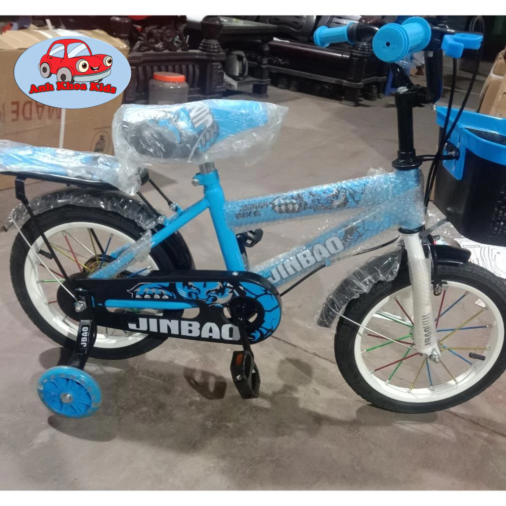 XE ĐẠP TRẺ EM JINBAO BÉ TRAI TỪ 2-6TUỔI SIZE 12-14 16 INCH